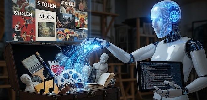 ai stealing content